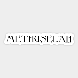 Meshuggah Parody Methuselah Metal Logo Sticker